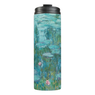 Waterlelies, beeldende kunst olieverfschilderij, C Thermosbeker