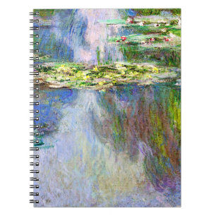 Waterlelies, beroemd schilderij, notitieboek