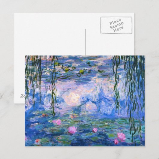 Waterlelies Briefkaart (Voorkant / Achterkant)