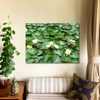 Waterlelies Canvas Afdruk