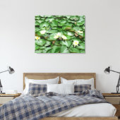 Waterlelies Canvas Afdruk (Insitu (Slaapkamer))