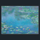 Waterlelies, Claude Monet Decoupage Tissuepapier<br><div class="desc">"Eén moment, één aspect van de natuur bevat het allemaal", zei Claude Monet, verwijzend naar zijn late meesterwerken, de waterlandschappen die hij in zijn huis in Giverny produceerde tussen 1897 en zijn dood in 1926. In dit ruimtelijk dubbelzinnige canvas keek de kunstenaar naar beneden, zich enkel richtend op het oppervlak...</div>