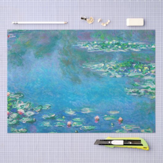 Waterlelies, Claude Monet Decoupage Tissuepapier (Craft)