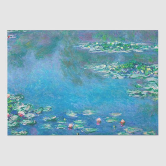 Waterlelies, Claude Monet Decoupage Tissuepapier (Voorkant)