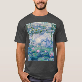 Waterlelies Claude Monet Fijne Kunst retro T-shirt