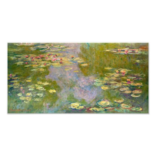 Waterlelies | Claude Monet | Foto Afdruk (Voorkant)