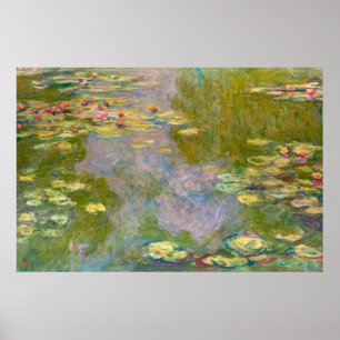 Waterlelies Claude Monet Poster