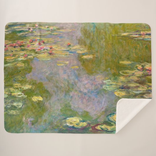 Waterlelies | Claude Monet | Sherpa Deken (Voorkant (horizontaal))
