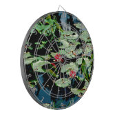 Waterlelies Dartbord (Voorkant Links)