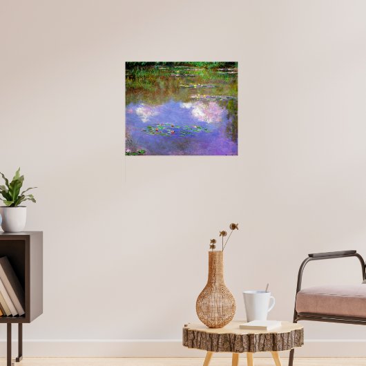 Waterlelies, De Wolken, Poster (Woonkamer 3)