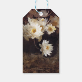 Waterlelies (door Abbott Henderson Thayer) Cadeaulabel