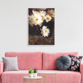 Waterlelies (door Abbott Henderson Thayer) Canvas Afdruk (Insitu (Woonkamer))