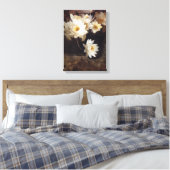 Waterlelies (door Abbott Henderson Thayer) Canvas Afdruk (Insitu (Slaapkamer))