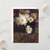 Waterlelies (door Abbott Henderson Thayer) Kaart (Voorkant / Achterkant in situ)