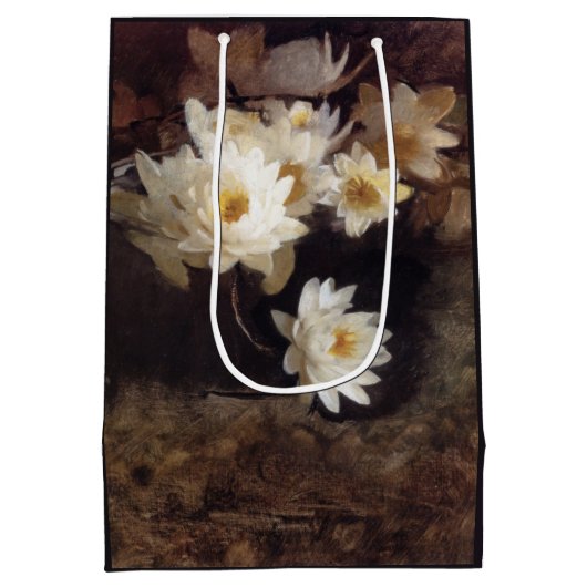 Waterlelies (door Abbott Henderson Thayer) Medium Cadeauzakje (Achterkant)