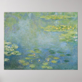 Waterlelies door Claude Monet Poster
