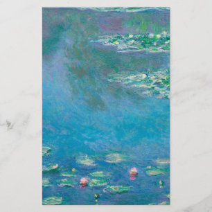 Waterlelies door Claude Monet Schilderij Flyer