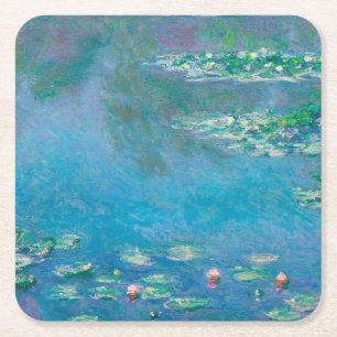 Waterlelies door Claude Monet Schilderkunst Kartonnen Onderzetters