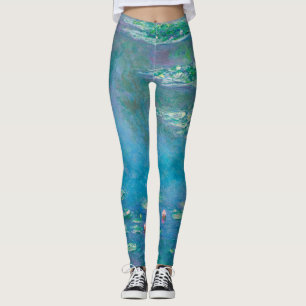 Waterlelies door Claude Monet Schilderkunst Leggings