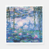Waterlelies door Claude Monet Servet (Voorkant)