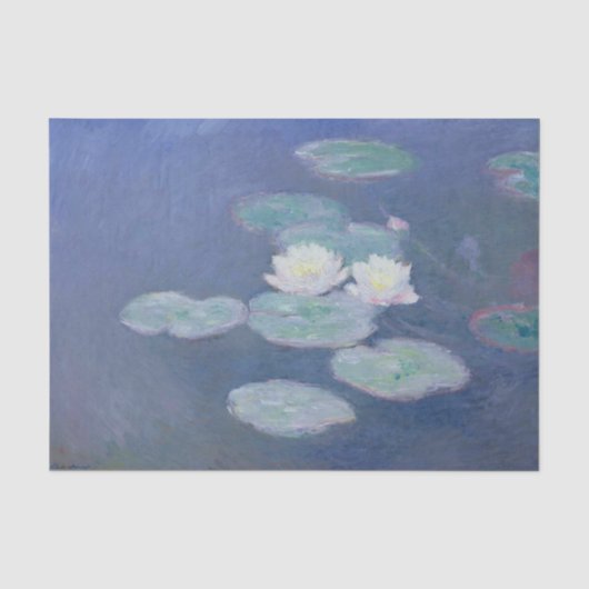 Waterlelies door Claude Monet Tissuepapier (Voorkant)