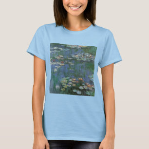 Waterlelies door Claude Monet, Vintage Bloemen T-shirt