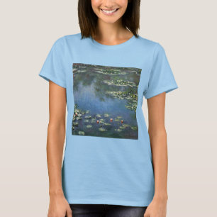Waterlelies door Claude Monet, Vintage Bloemen T-shirt