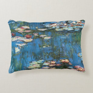 Waterlelies door Claude Monet, Vintage Impressioni Decoratief Kussen