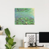 Waterlelies door Claude Monet, Vintage Impressioni Poster (Thuiskantoor)