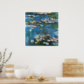 Waterlelies door Claude Monet, Vintage Impressioni Poster (Keuken)