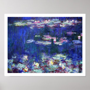 Waterlelies door de Schilder Claude Monet van de Poster