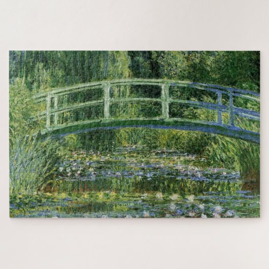 Waterlelies en Japanse brug: Claude Monet Legpuzzel (Horizontaal)