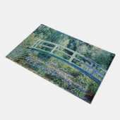 Waterlelies en Japanse brug door Monet Deurmat (Schuin)