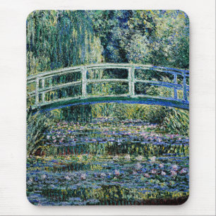 Waterlelies en Japanse Brug, Muismat