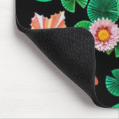 Waterlelies en Koi Fish Mousepad Muismat (Hoek)