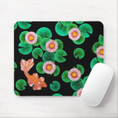Waterlelies en Koi Fish Mousepad Muismat (Met muis)