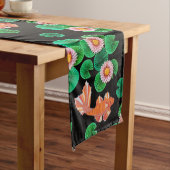 Waterlelies en Koi Fish Table Runner Lange Tafelloper (Voorbeeld)