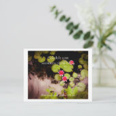 Waterlelies en koivijver kaart (Staand voorkant)