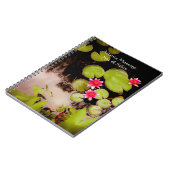 Waterlelies en koivijver notitieboek (Linkerzijde)