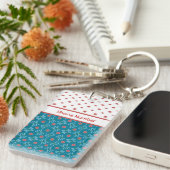 Waterlelies en libellen, aangepaste Sleutelhanger (Voorkant Rechts)