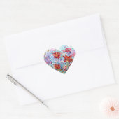 Waterlelies Hart Sticker (Envelop)