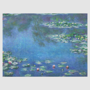 Waterlelies in de stijl van Claude Monet Tissuepapier
