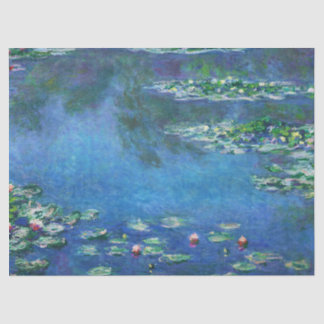 Waterlelies in de stijl van Claude Monet Tissuepapier