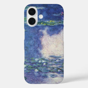 Waterlelies in vijver door Claude Monet, Vintage K iPhone 16 Hoesje