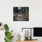 Waterlelies in Vijver door Claude Monet, Vintage K Poster (Thuiskantoor)