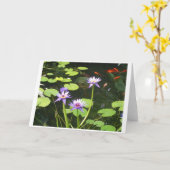 Waterlelies Kaart (Gele Bloem)