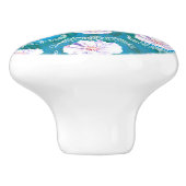 Waterlelies Keramische Knop (Zijkant)