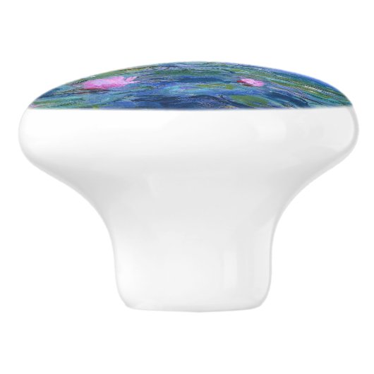 Waterlelies Keramische Knop (Zijkant)