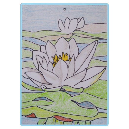 Waterlelies Klembord (Achterkant)