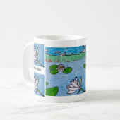 Waterlelies Koffiemok (Voorkant links)